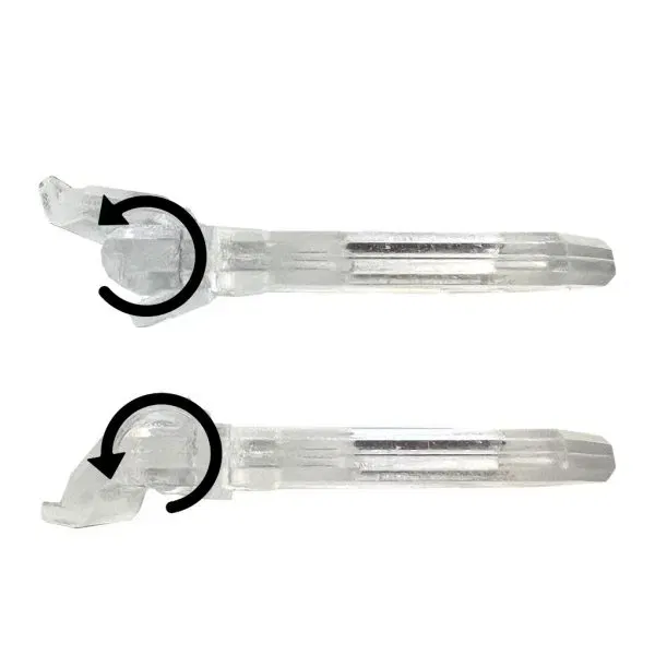 Twistlock Handle (Clear) for Pleated/Honeycell Blinds
