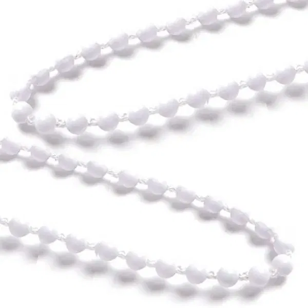 White Plastic Chain (Custom Length)